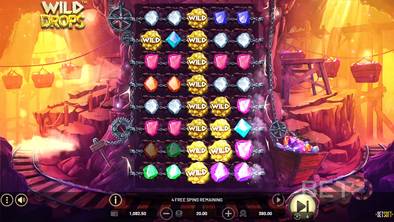 Đánh giá Wild Drops của BETO Slots