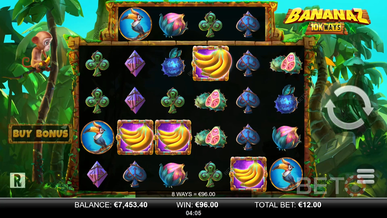 Đánh giá Bananaz 10K Ways của BETO Slots