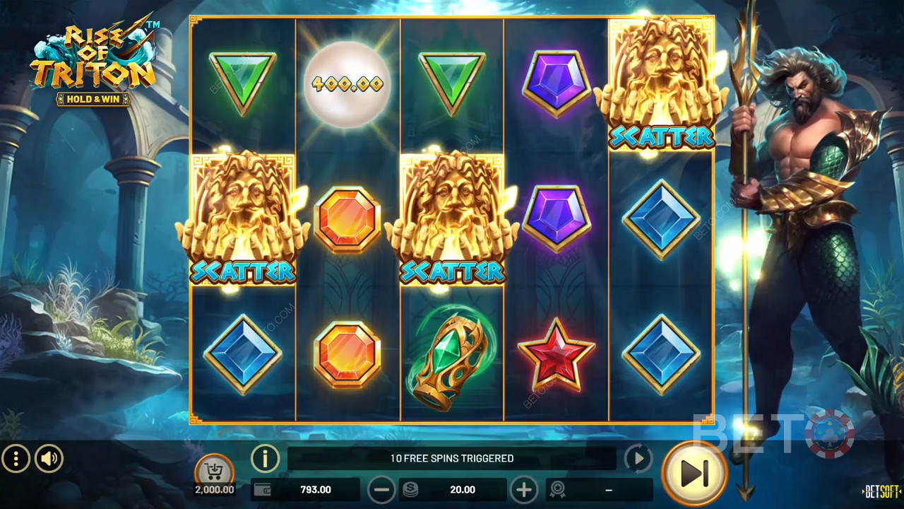 Đánh giá về sự trỗi dậy của Triton bởi BETO Slots