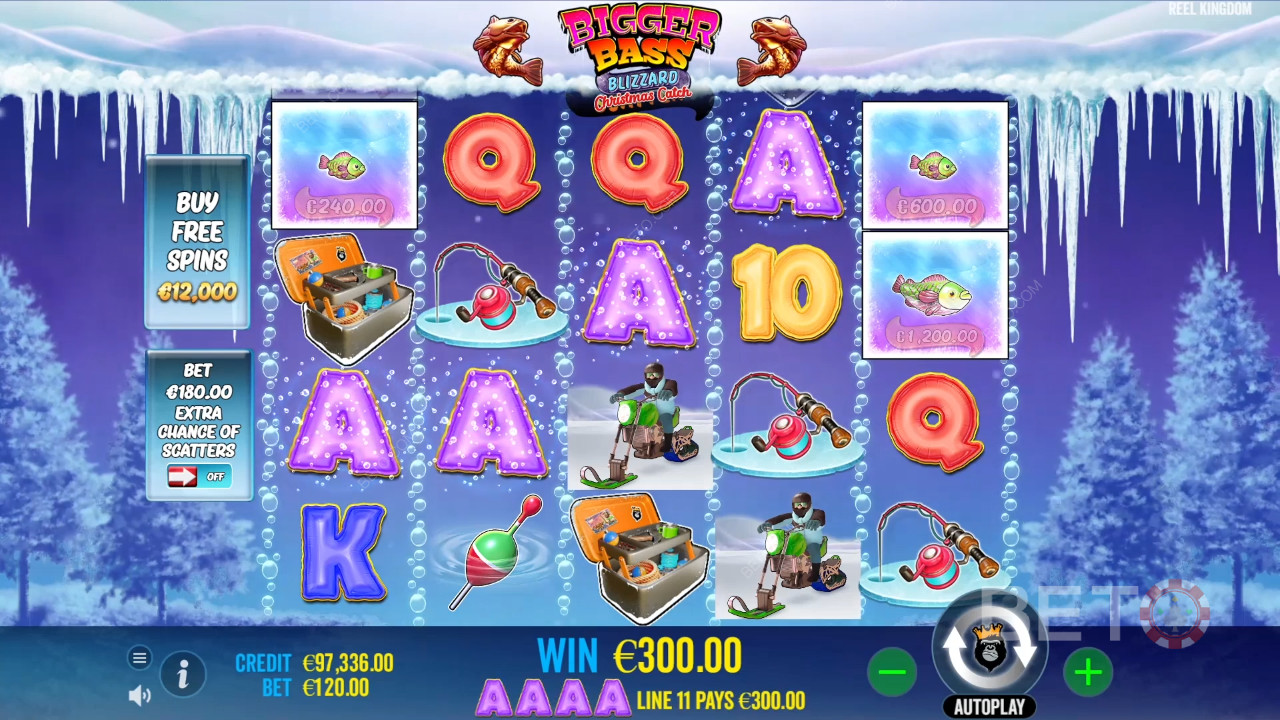 Đánh giá Bigger Bass Blizzard - Christmas Catch của BETO Slots