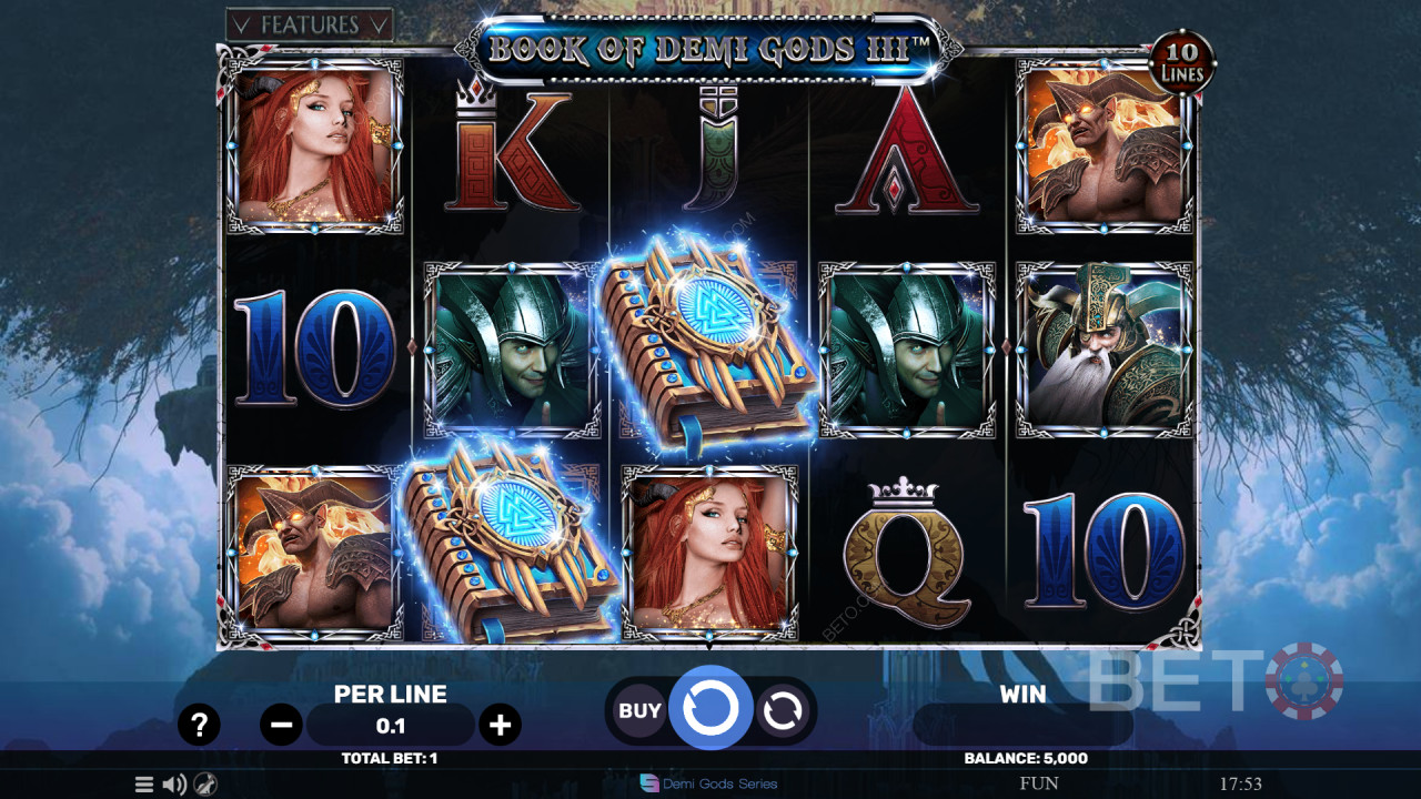 Đánh giá Book of Demi Gods III của BETO Slots