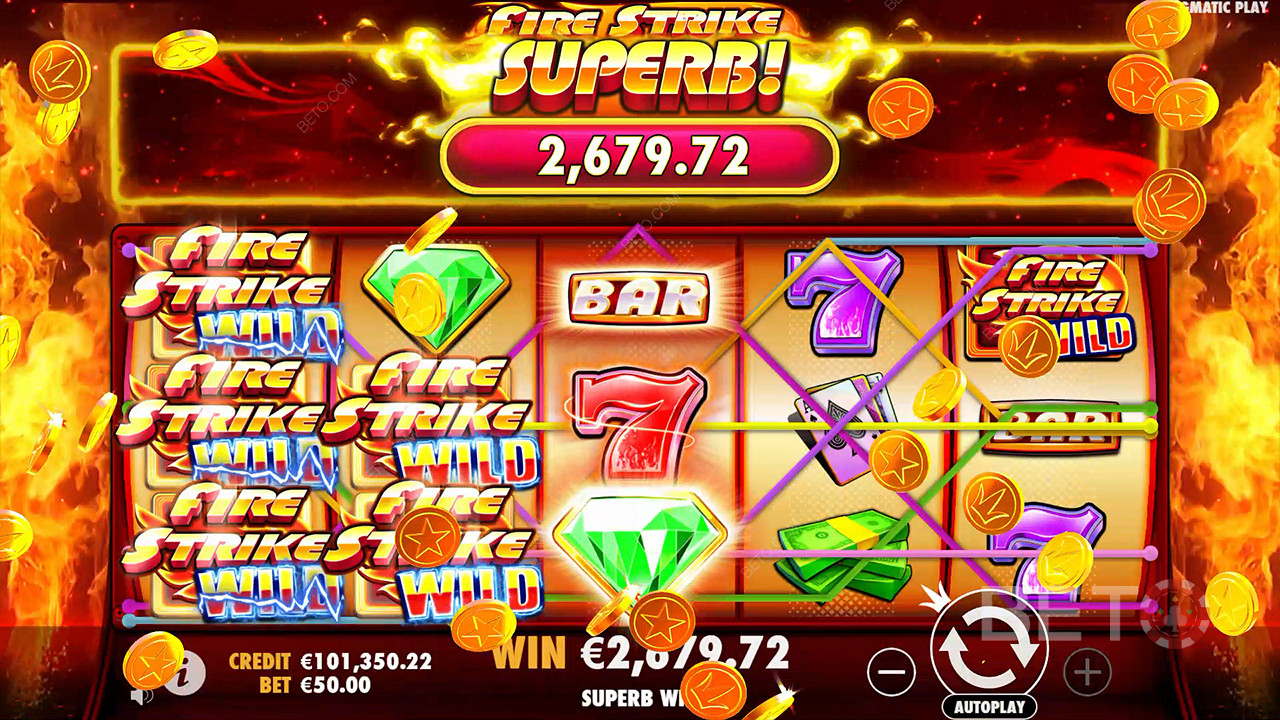 Đánh giá Fire Strike của BETO Slots