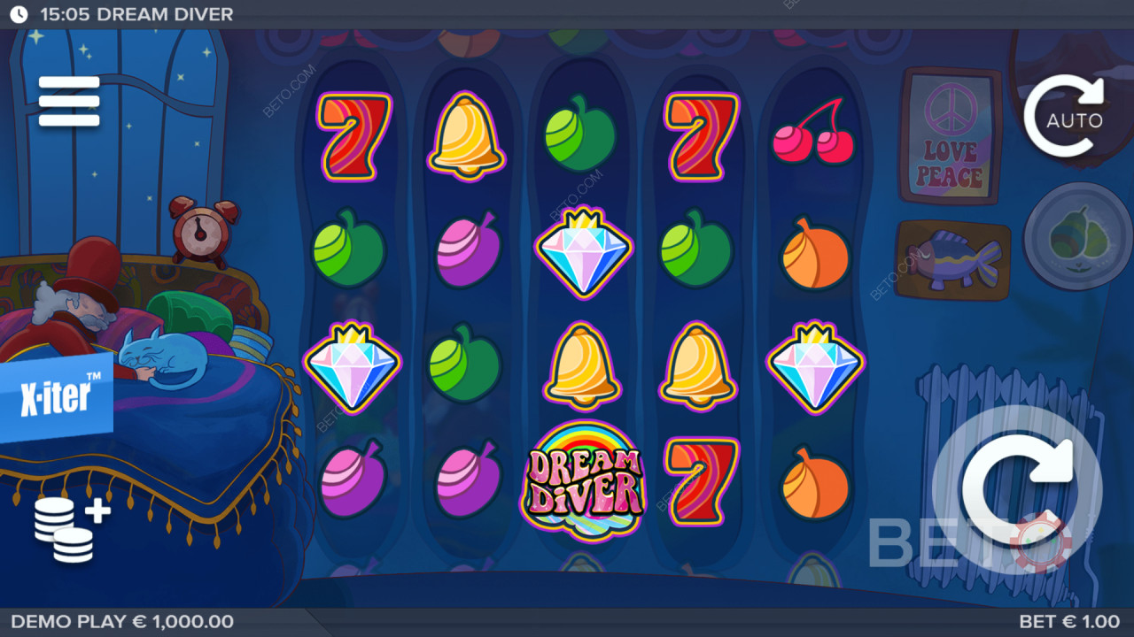 Đánh giá Dream Diver của BETO Slots