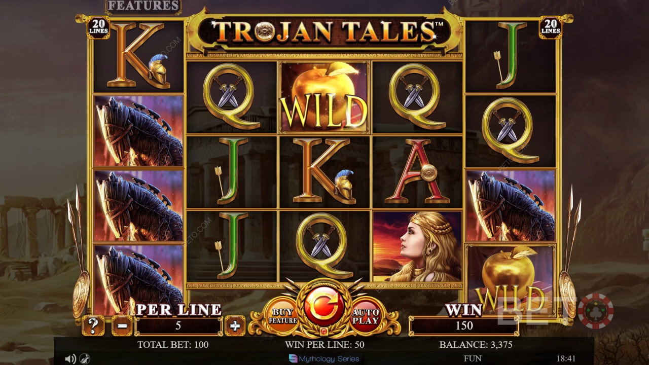 Đánh giá Trojan Tales của BETO Slots