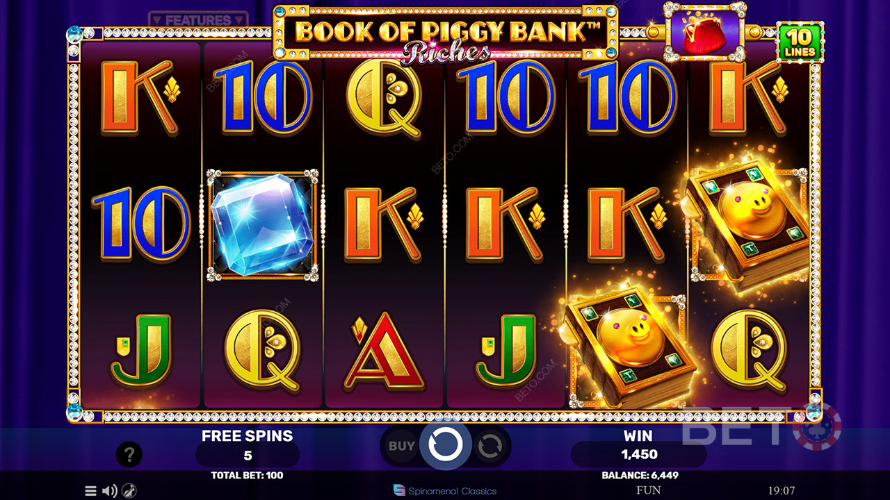Đánh giá Book Of Piggy Bank - Riches của BETO Slots