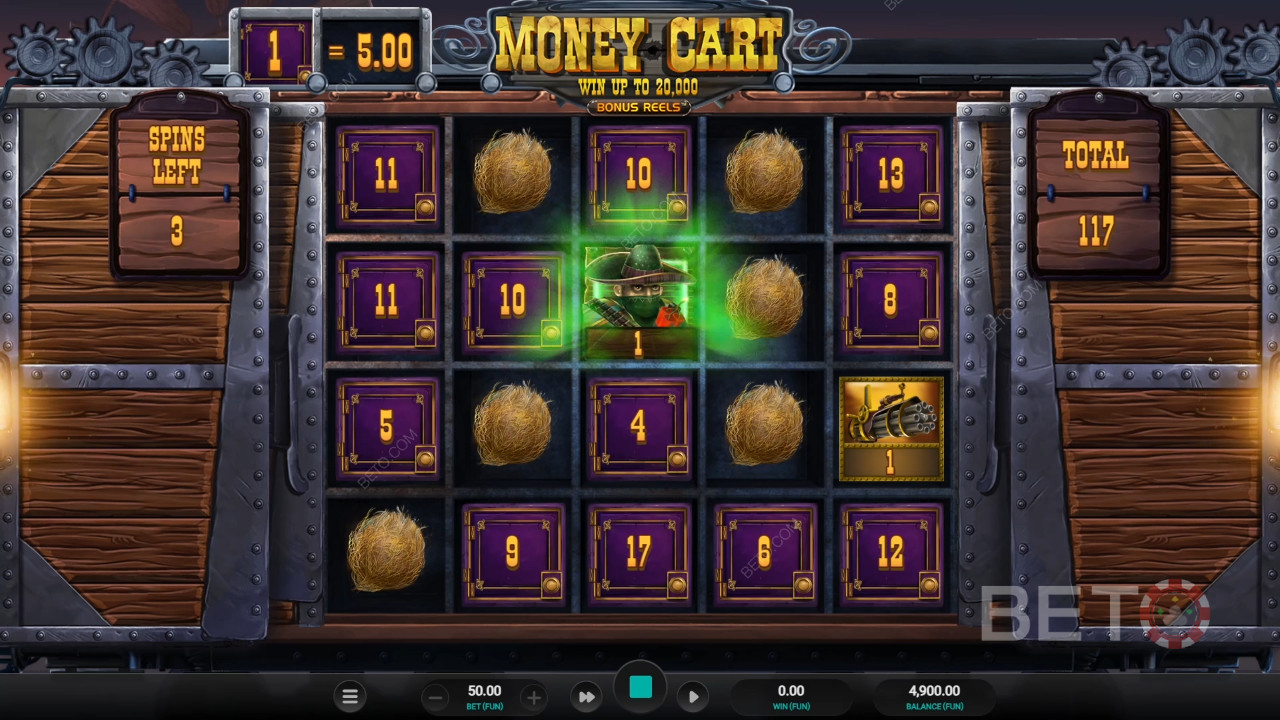 Đánh giá Money Cart Bonus Reels của BETO Slots