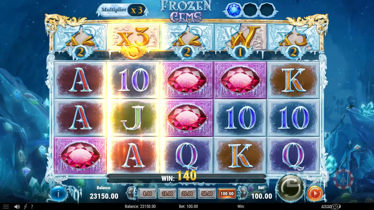 Đánh giá Frozen Gems của BETO Slots
