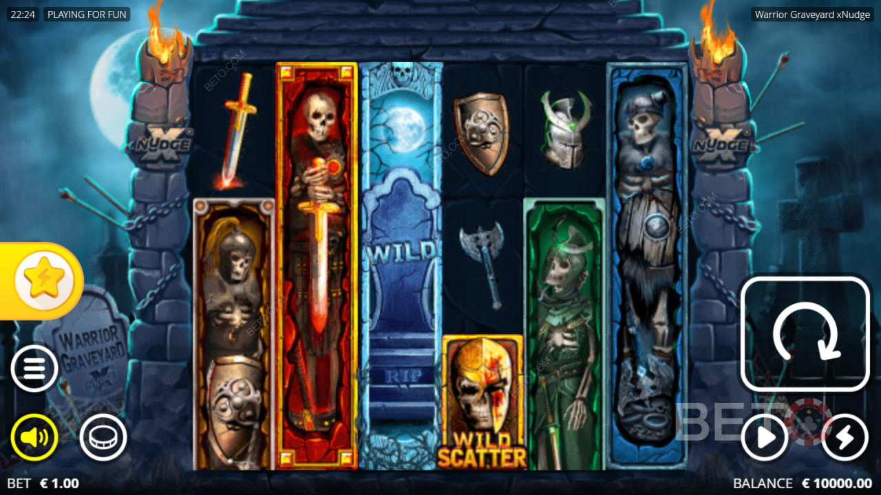 Đánh giá Warrior Graveyard của BETO Slots