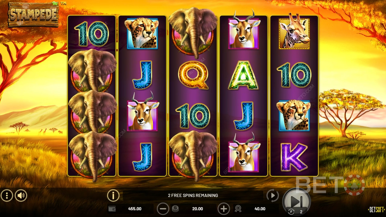 Đánh giá Stampede của BETO Slots