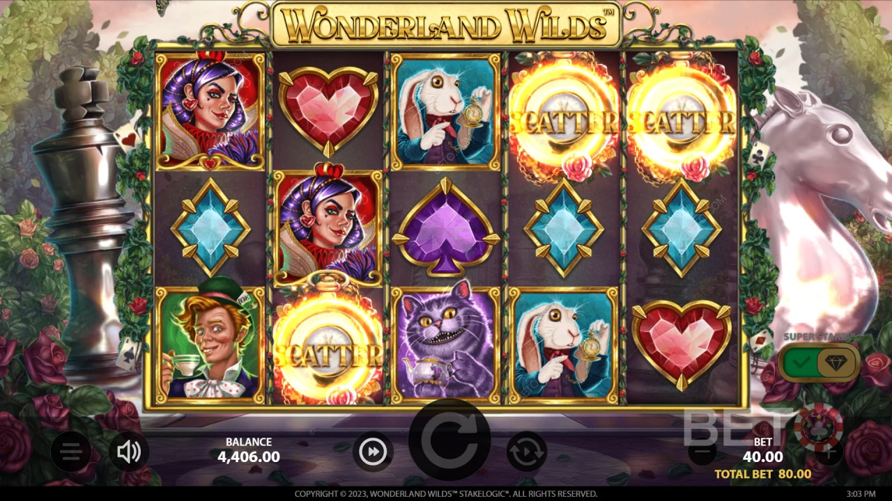 Đánh giá Wonderland Wilds của BETO Slots