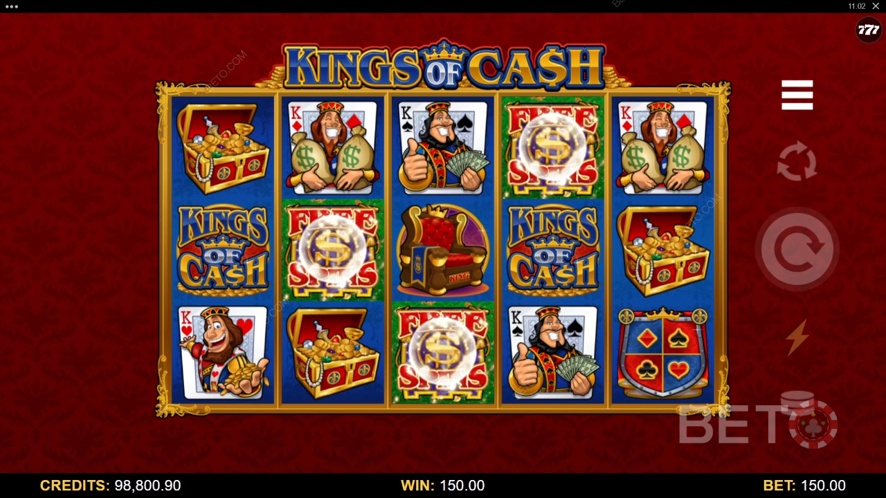 Đánh giá Kings of Cash của BETO Slots