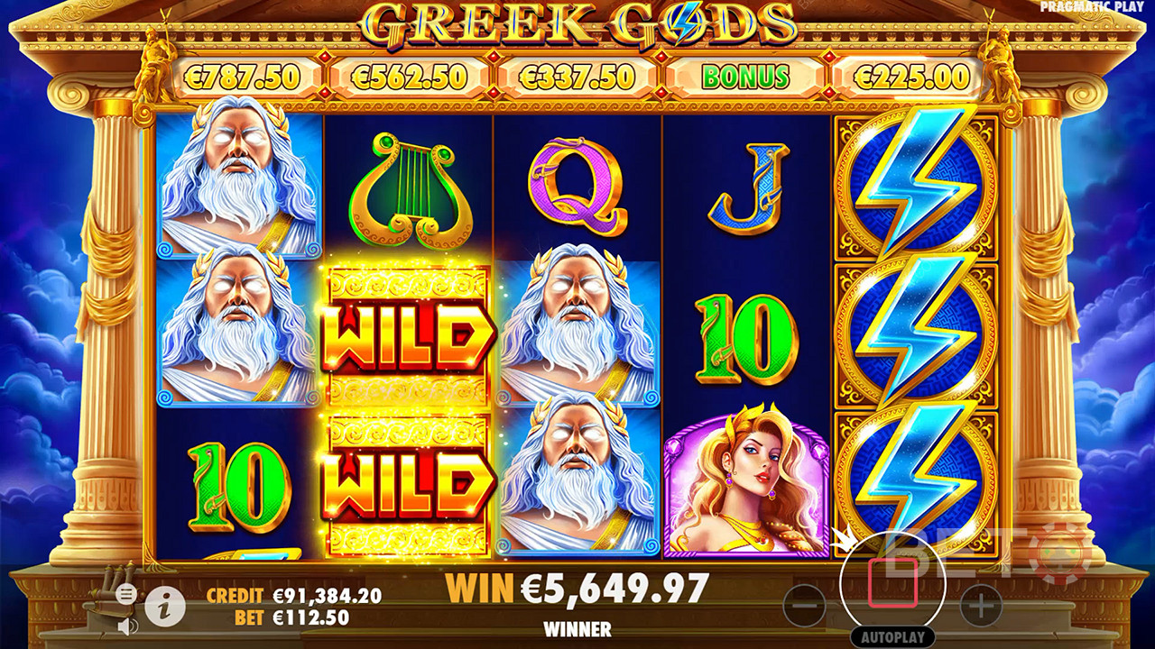 Đánh giá các vị thần Hy Lạp của BETO Slots