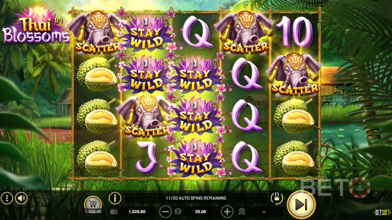 Đánh giá Thai Blossoms của BETO Slots