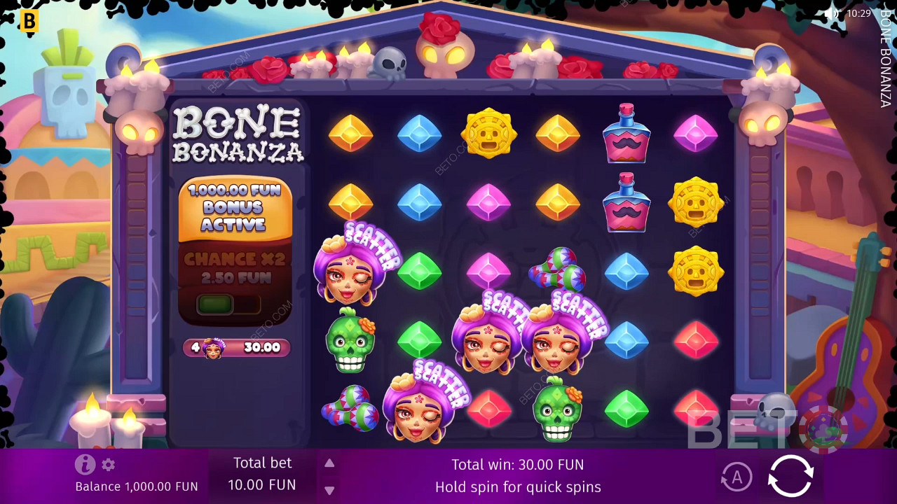 Đánh giá Bone Bonanza của BETO Slots