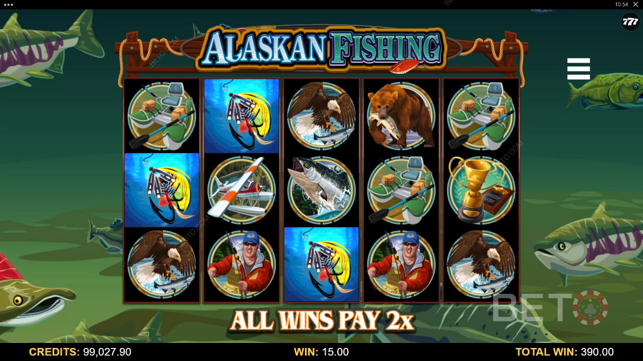 Cách chơi câu cá Alaska của Microgaming