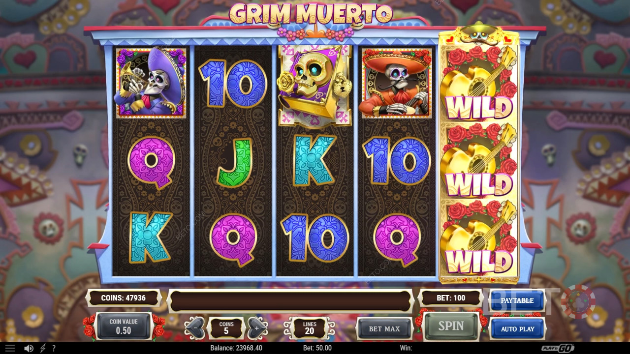 Đánh giá Grim Muerto của BETO Slots