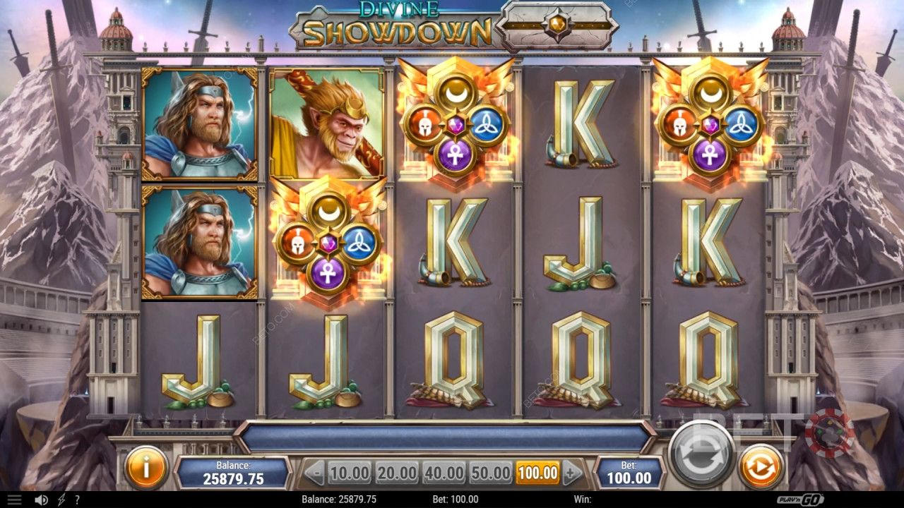 Đánh giá Divine Showdown của BETO Slots