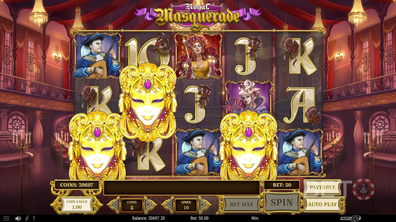 Đánh giá trò chơi Royal Masquerade của BETO Slots