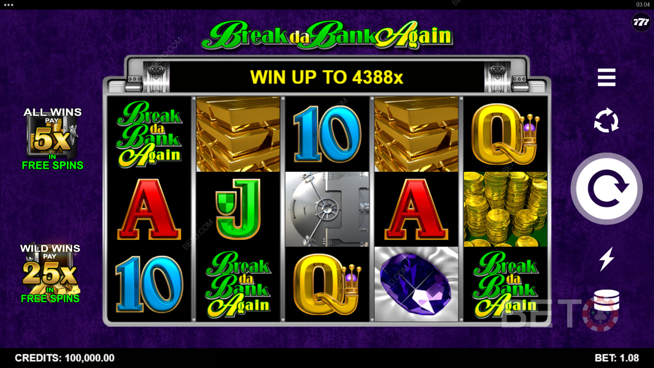 Đánh giá Break da Bank Again của BETO Slots