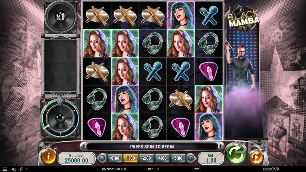 Đánh giá Black Mamba của BETO Slots