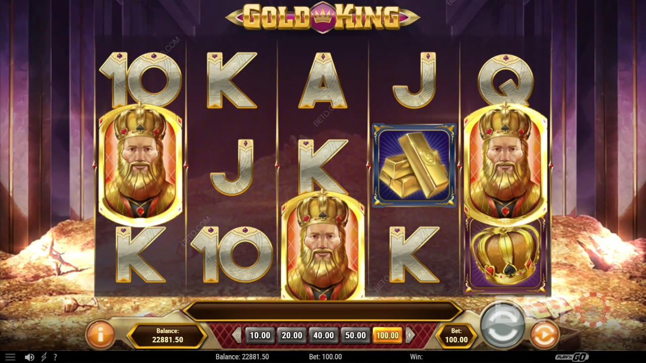 Đánh giá Gold King của BETO Slots
