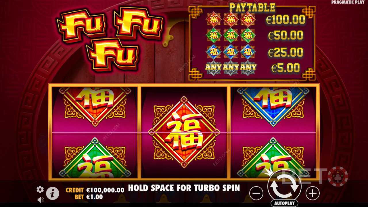 Các tính năng thưởng được giải thích trong Fu Fu Fu của Pragmatic Play