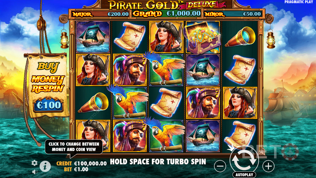 Đánh giá Pirate Gold Deluxe của BETO Slots