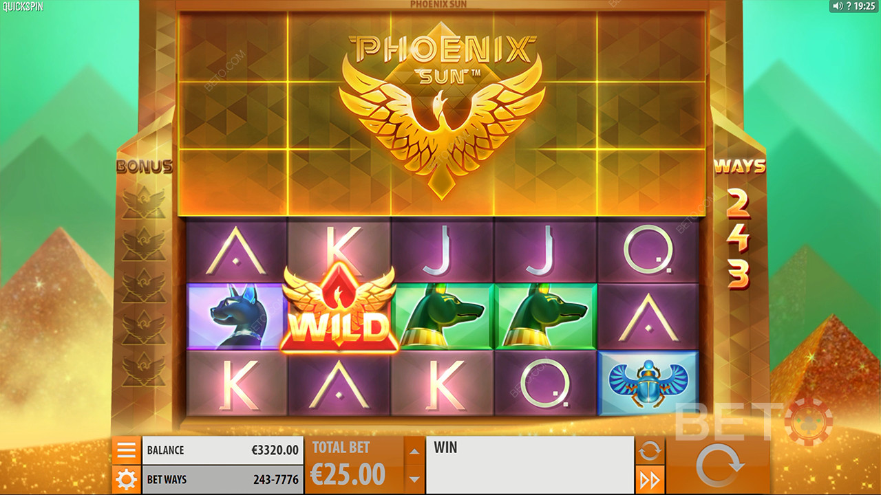 Đánh giá Phoenix Sun của BETO Slots