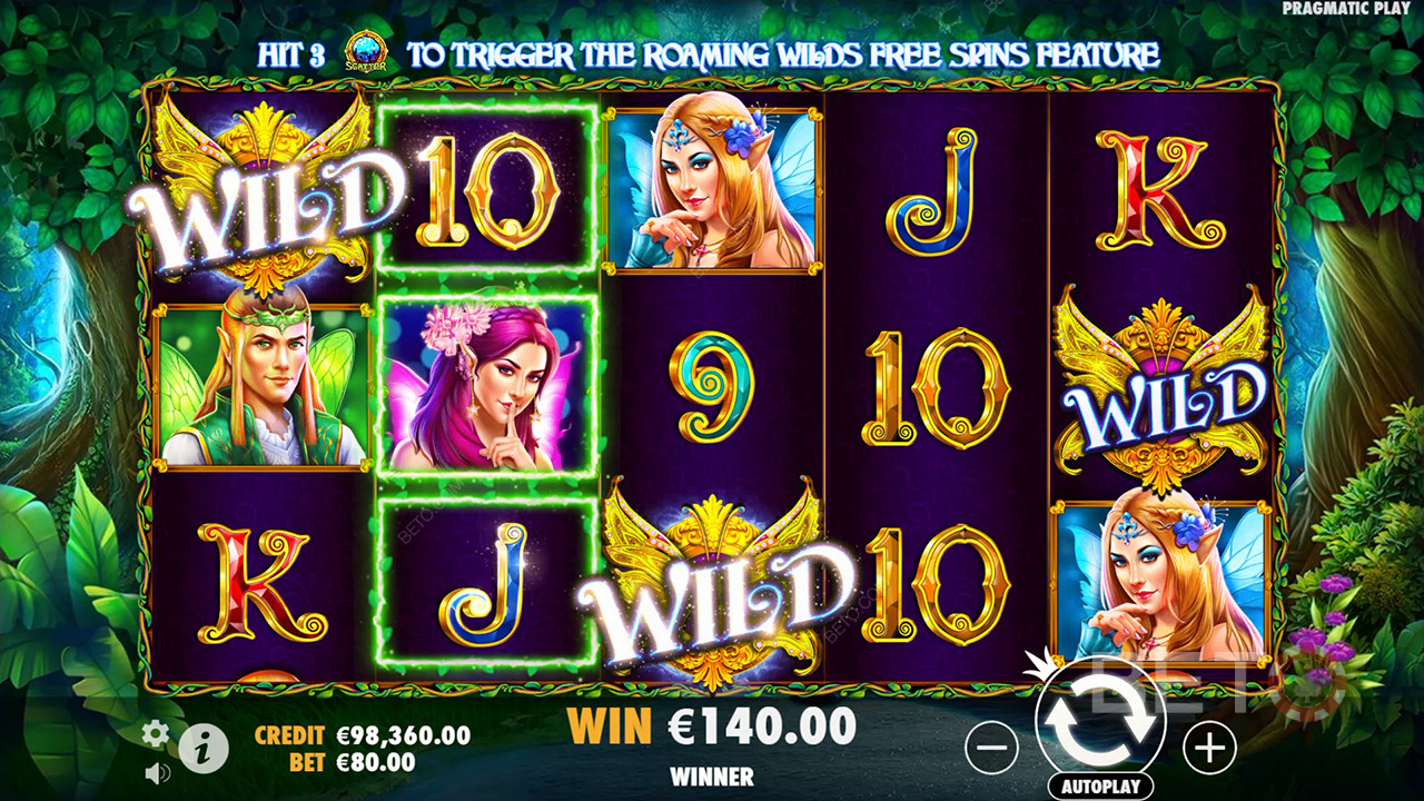 Đánh giá Wild Pixies của BETO Slots