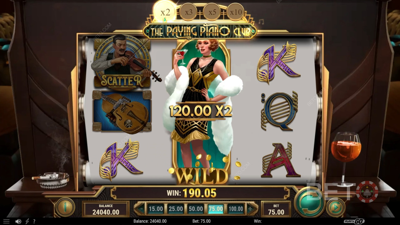 Đánh giá The Paying Piano Club của BETO Slots