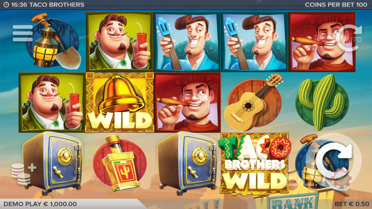 Đánh giá Taco Brothers của BETO Slots