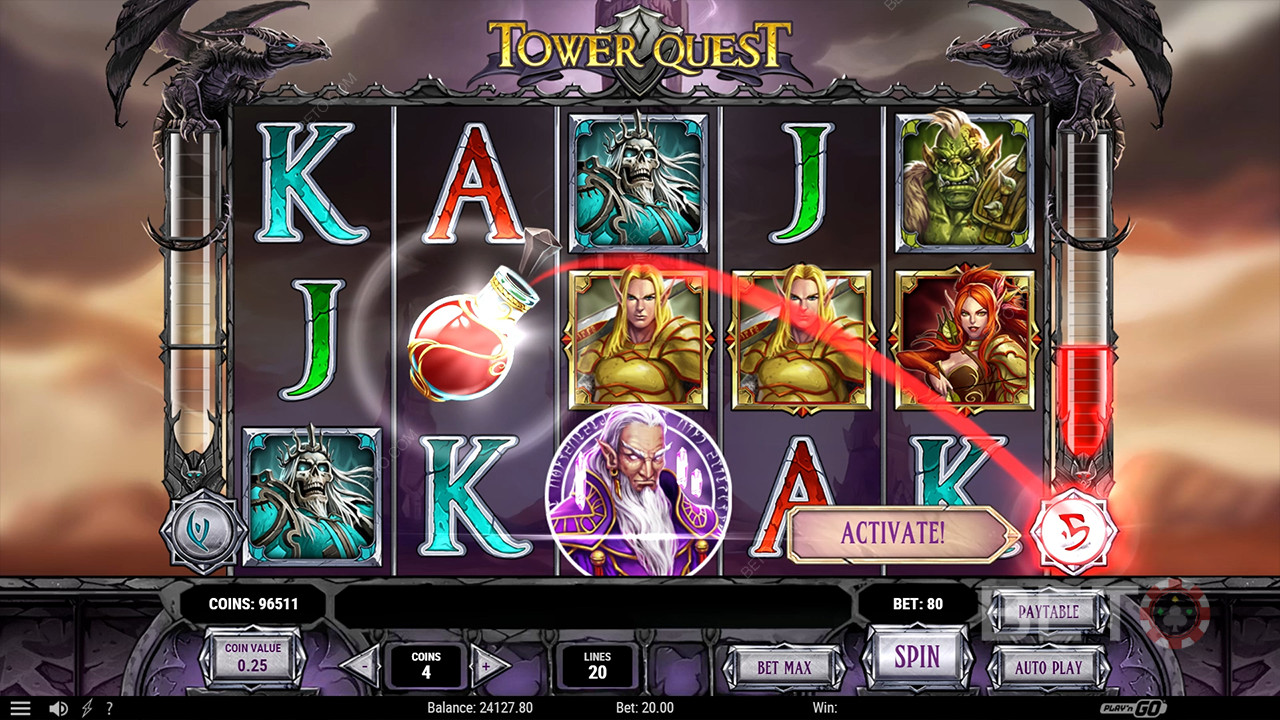 Đánh giá Tower Quest của BETO Slots