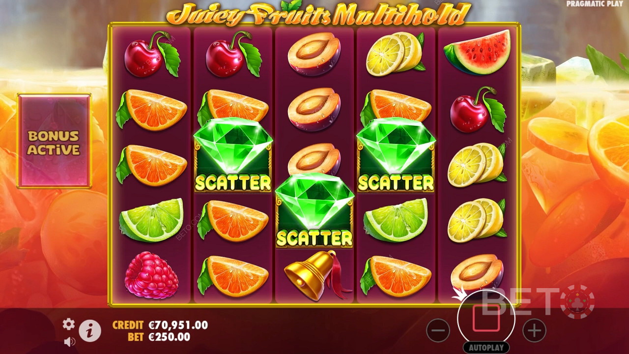 Đánh giá Juicy Fruits Multihold của BETO Slots