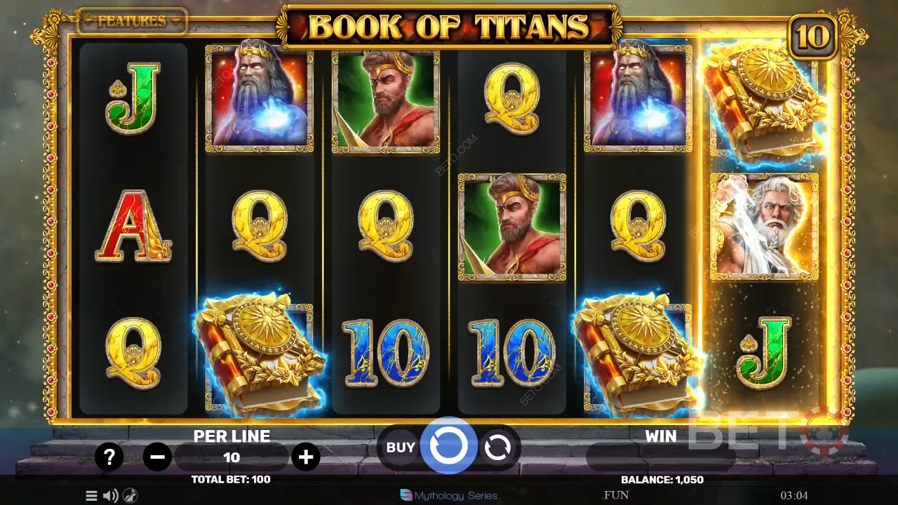 Đánh giá sách Titans của BETO Slots