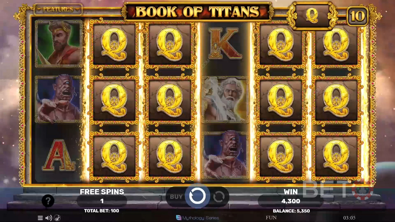 Các tính năng bổ sung được giải thích trong Book of Titans của Spinomenal