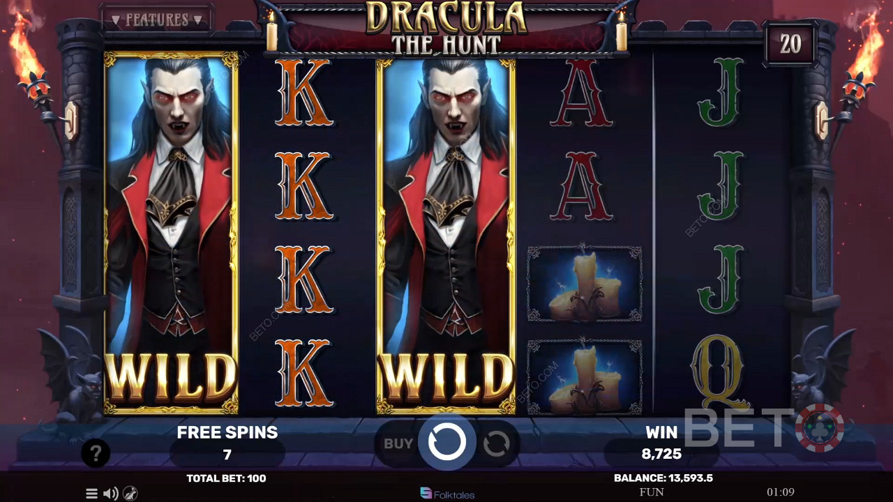Đánh giá Dracula The Hunt của BETO Slots