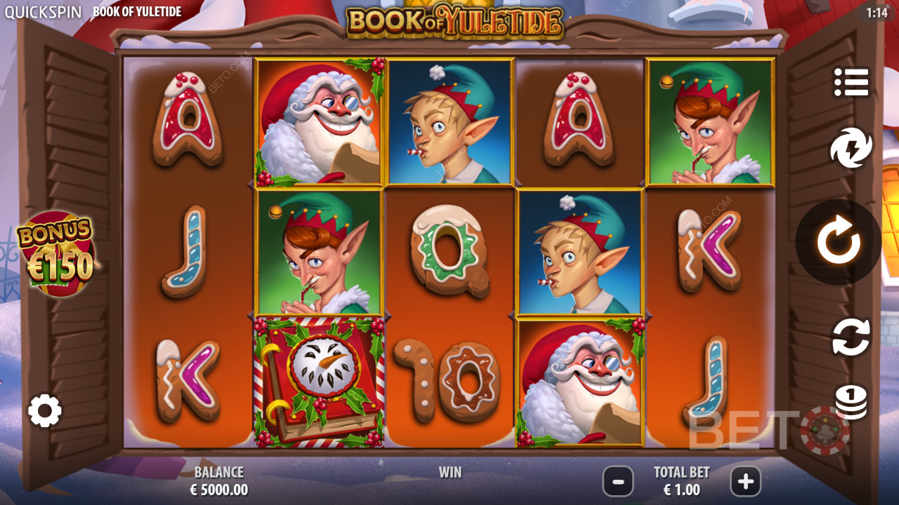 Đánh giá Sách Giáng sinh của BETO Slots