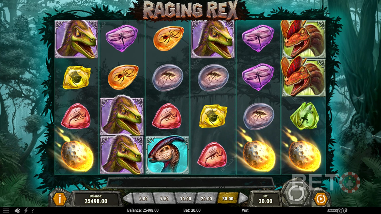Đánh giá Raging Rex của BETO Slots
