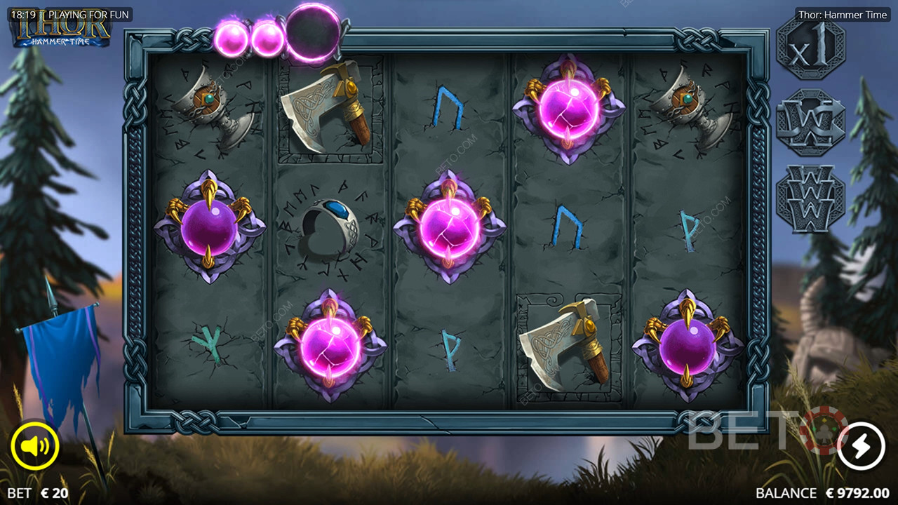 Đánh giá Thor: Hammer Time của BETO Slots