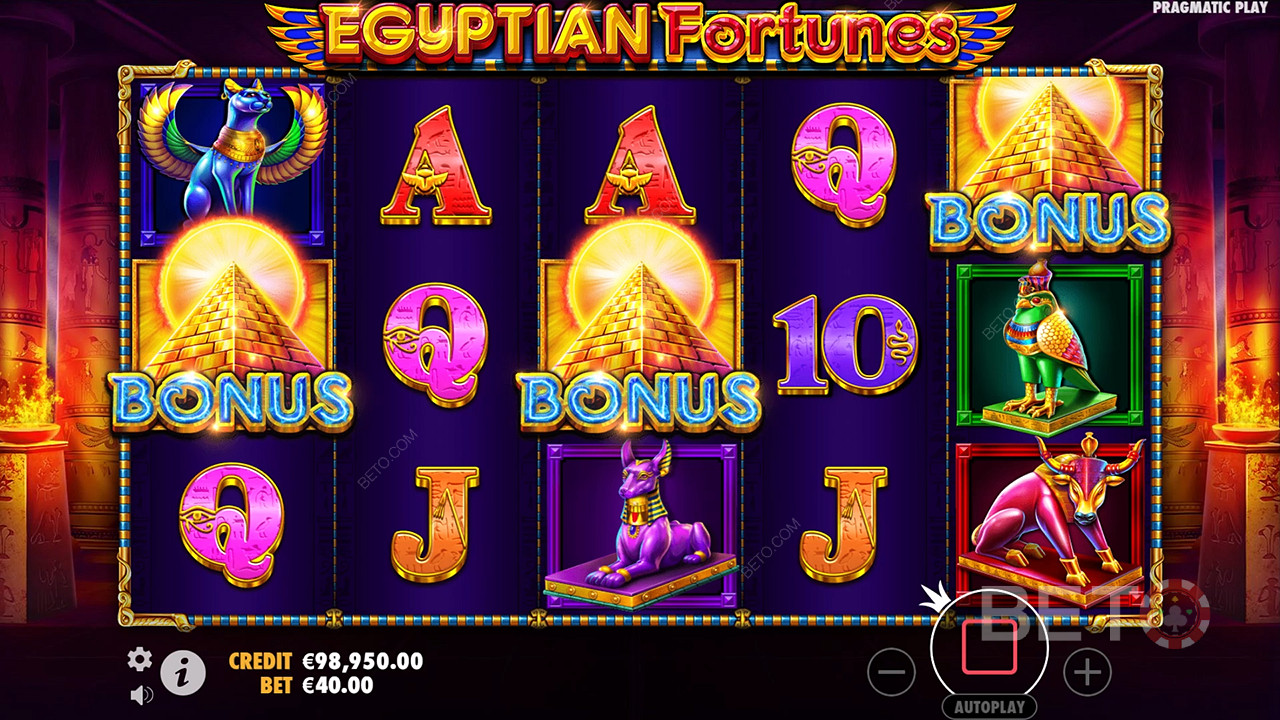 Đánh giá vận may của Ai Cập bởi BETO Slots