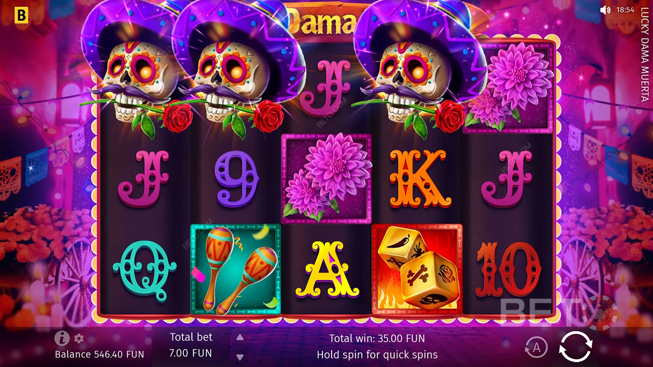Đánh giá Lucky Dama Muerta của BETO Slots