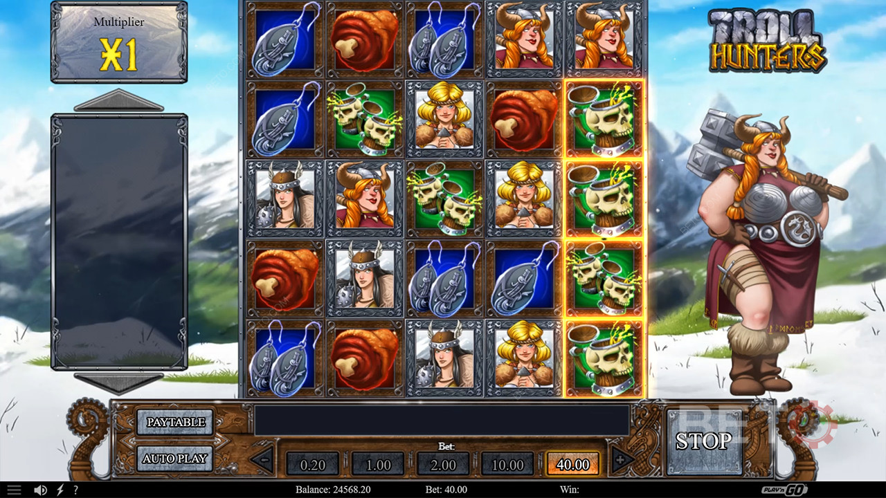 Đánh giá Troll Hunters của BETO Slots