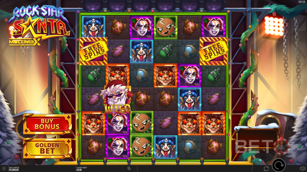 Đánh giá Rock Star Santa MultiMax của BETO Slots