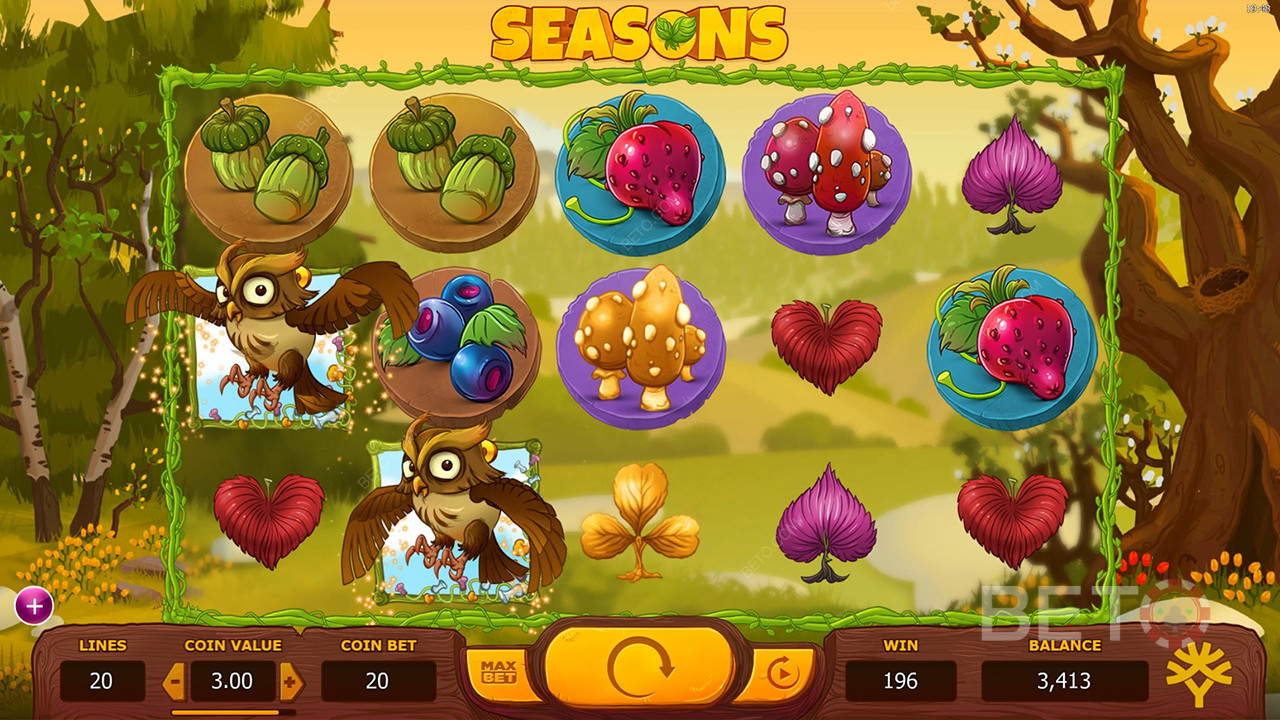 Đánh giá Seasons của BETO Slots