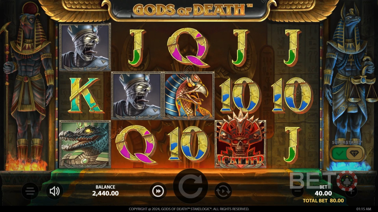Đánh giá Gods of Death của BETO Slots