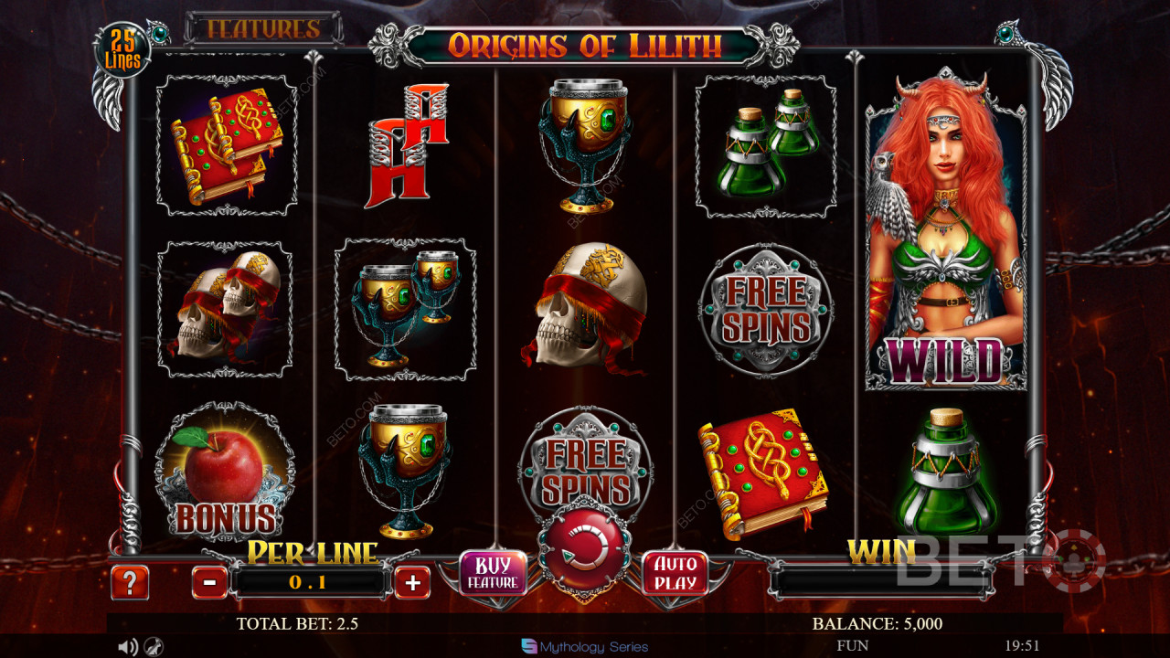 Đánh giá Origins Of Lilith của BETO Slots