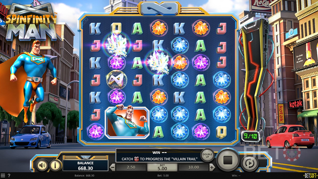 Đánh giá Spinfinity Man của BETO Slots
