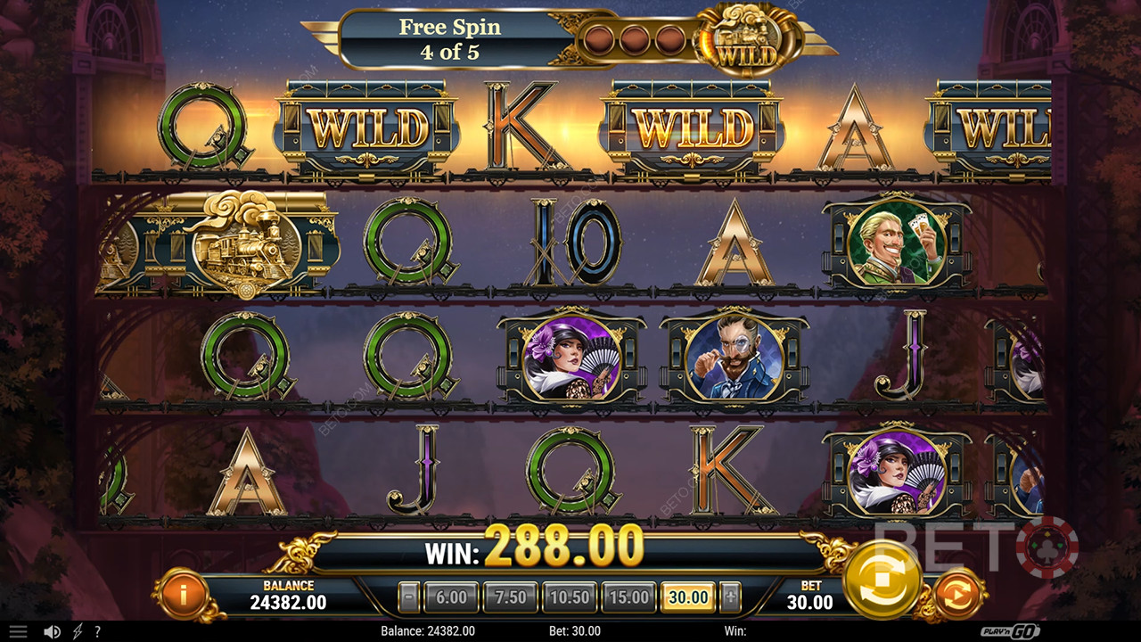 Đánh giá Wild Rails của BETO Slots