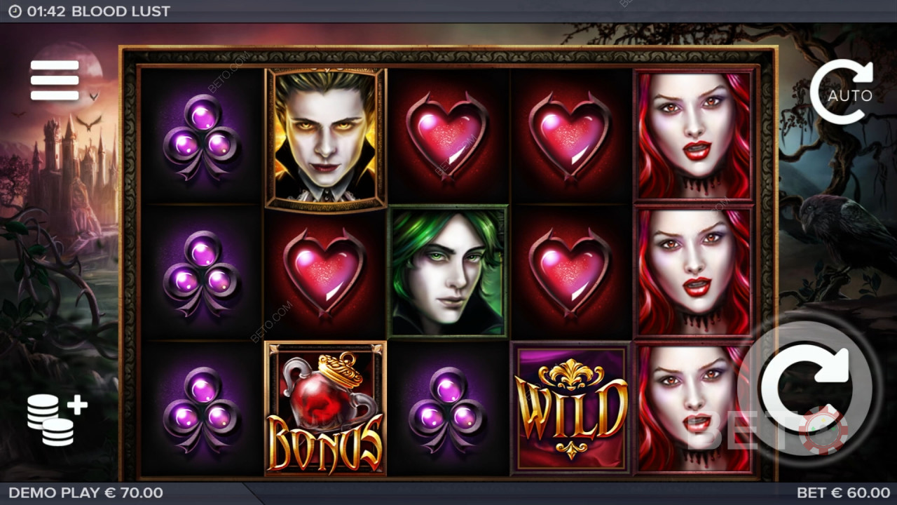Đánh giá Blood Lust của BETO Slots