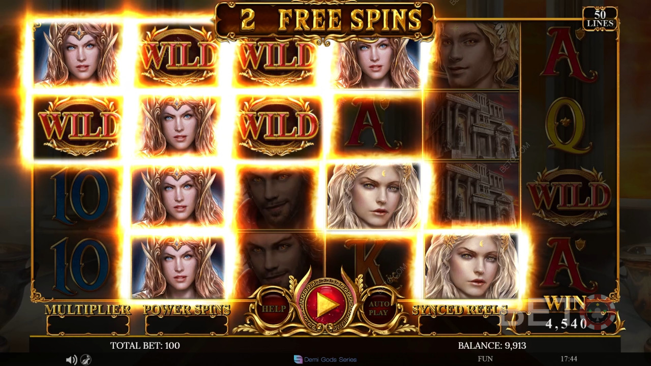 Đánh giá Demi Gods IV của BETO Slots